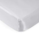 Lençol com elástico Pro Goleem Satin Soft 132x71x20 cm branco