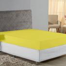 Lençol Com Elástico Queen Nobre 1 Peça 30cm De Altura Malha 100% Algodão - Amarelo Lençol Com Elástico Queen Nobre 1 Peça 30cm De Altura Malha 100% Algodão - Amarelo