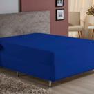 Lençol Com Elástico Solteiro Nobre 1 Peça Luva De Box 55cm De Altura Malha 100% Algodão - Royal