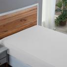 Lençol de Algodão 200 Fios Solteiro Toque Macio Roupa de Cama Box com Elástico