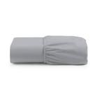 Lençol de Baixo Casal King Avulso Com Elástico Primor Percal 400 Fios - Cinza - 100% Poliéster Lençol de Baixo Casal King Avulso Com Elástico Primor Percal 400 Fios - Cinza - 100% Poliéster