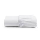 Lençol De Baixo Casal Queen Avulso Com Elástico Primor Percal 400 Fios - Branco