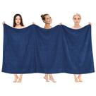 Lençol de banho Cotton Paradise Oversize 100% algodão 100x200cm Navy
