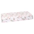 Lençol de Berço Ajustável Posh Peanut - Viscose de Bambu Macia - Rosa Vintage