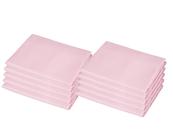 Lençol de berço American Baby Company 100% algodão natural rosa