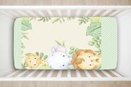 Lençol de Berço Americano Estampado com Elastico 1,30 X 0,70 X 0,12cm Quarto, Bebê, Decoração, Baby