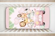 Lençol de Berço Americano Estampado com Elastico 1,30 X 0,70 X 0,12cm Quarto, Bebê, Decoração, Baby
