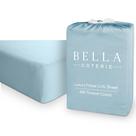 Lençol de berço Bella Coterie Luxury 100% Viscose Bambu Coastal Blue