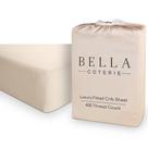 Lençol de berço Bella Coterie Luxury Bamboo Viscose Champagne