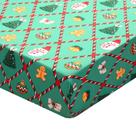 Lençol de berço com elástico GOPHRALOVE Christmas 132x71 cm Cozy