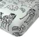 Lençol de berço com elástico HonestBaby Organic Cotton 71x132 cm