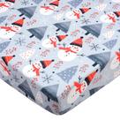 Lençol de berço com elástico JISEN 132x71 cm Soft Christmas Snowman Lençol de berço com elástico JISEN 132x71 cm Soft Christmas Snowman