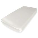 Lençol de berço de seda ajustado Mulberry Park Silks 28x52 branco natural Lençol de berço de seda ajustado Mulberry Park Silks 28x52 branco natural