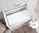 Lençol De Berço Plush Com Elástico Avulso Macio Bebê