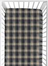 Lençol de berço Sweet Jojo Designs Blue/Tan Woodland Plaid Flannel Lençol de berço Sweet Jojo Designs Blue/Tan Woodland Plaid Flannel