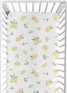 Lençol de berço Sweet Jojo Designs Lemon Floral para menina