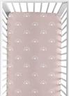 Lençol de berço Sweet Jojo Designs lilás rosa branco Boho Rainbow