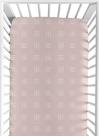 Lençol de berço Sweet Jojo Designs Mauve Pink Boho Mudcloth Lençol de berço Sweet Jojo Designs Mauve Pink Boho Mudcloth