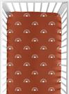 Lençol de berço Sweet Jojo Designs Rust and White Boho Rainbow