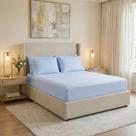 Lençol de cama Casal 400 Fios 3 Peças 40cm Altura 100% algodao Lençol de cama Casal 400 Fios 3 Peças 40cm Altura 100% algodao