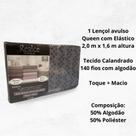 Lençol de Cama Queen avulso com 1 peças Realce Sultan