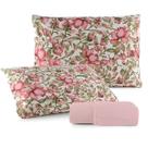 Lençol de Malha 100% Algodão Queen e Fronha c/Zíper Cama Box