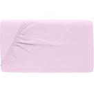 Lençol de Malha Antimicrobiano com Elástico para Berço Tekinha Baby Rosa - 100% Algodão
