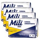 Lençol Descartável Absorvente Mili Vita p/adulto 4 pacotes c/ 6 lençóis Total 24 lençóis