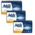 Lençol Descartável Absorvente Mili Vita para adulto 3 pacotes com 6 lençóis Total 18 lençóis