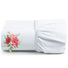 Lençol Dia A Dia Percal Solteiro C/ Elástico Barato - Branco