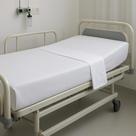 Lençol Hospitalar Clinica Hotel Pousada Maca Cama Profissional Licitação Tecido Algodão Com Bainha Macio 10 uni