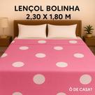 Lençol Infantil Bolinha Grande 2,30x1,80 m Sobre Lençol sem Elástico Lençol Infantil Bolinha Grande 2,30x1,80 m Sobre Lençol sem Elástico