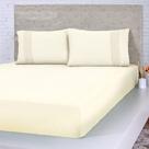 Lençol King Bella Cama Malha 100% Algodão 193x203x40 Duna