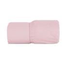 Lençol king size avulso c/ elástico 100% algodão 200 fios rosa