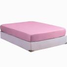 Lençol King Size com Elástico Avulso Percal 200 Fios 100% Algodão 01 Peça Lindo Macio Cama Box ROSA