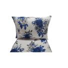 Lençol Malha Casal Box Estampado C/ Elástico + 02 Porta Travesseiros com Zíper e Lese