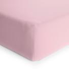 Lençol Mini Cama Papi Malha Algodão Rosa com Elástico