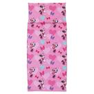 Lençol Nap Mat, microfibra rosa pré-escolar Disney Minnie Mouse Lençol Nap Mat, microfibra rosa pré-escolar Disney Minnie Mouse