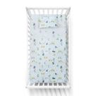 Lençol para berço jogo de lençol e fronha estampado kit com 2 peças para colchão tamanho padrão papi Lençol para berço jogo de lençol e fronha estampado kit com 2 peças para colchão tamanho padrão papi