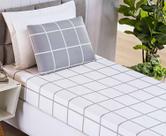 Lençol Para Cama Box De Solteiro C/ Elástico 2 Peças 200 Fios Austin