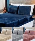 Lençol para cama queen 3 peças inverno 198 cm x 158 cm toque macio e quentinho