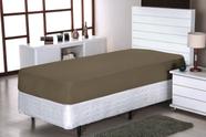 Lençol para Cama Solteiro com Elástico Altura 30cm Palha