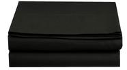 Lençol plano Elegant Comfort Premium Hotel King Black