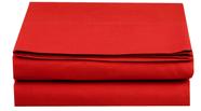 Lençol plano Elegant Comfort Premium Hotel King Red Lençol plano Elegant Comfort Premium Hotel King Red