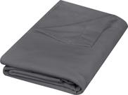 Lençol plano Utopia Bedding Twin XL, cinza, microfibra escovada