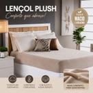 Lençol Plush - 100% Poliéster -Queen