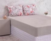 Lençol Plush Estampado Casal 3 Peças Lize