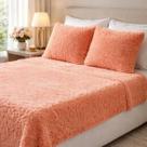 Lençol Plush Flannel Elástico Avulso Manta Macio Inverno Casal