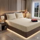 Lençol Plush Flannel Elástico Avulso Manta Macio Inverno Casal