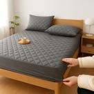 Lençol Protetor Ajustável Macio Impermeável Decorativo Colchão Cama Casal Padrão